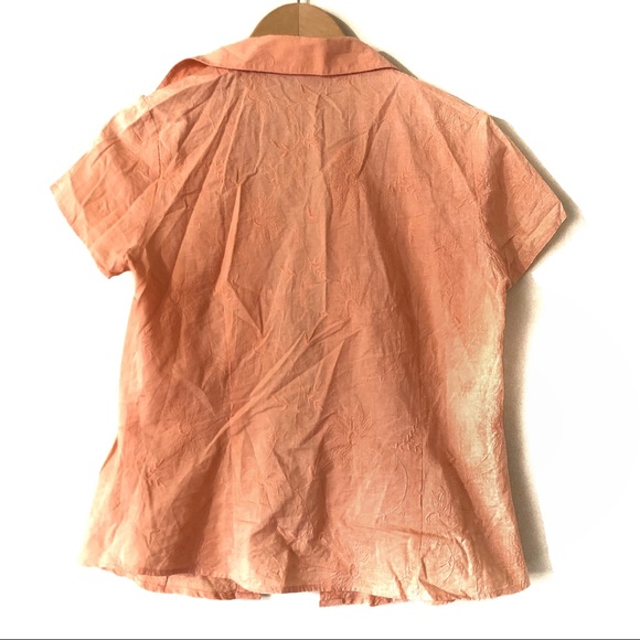 Trés You Women’s Orange/Peach Colour Shirt Top - Picture 2 of 6